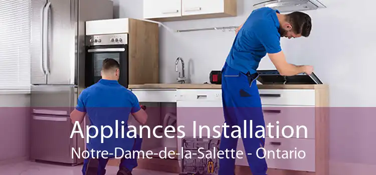 Appliances Installation Notre-Dame-de-la-Salette - Ontario