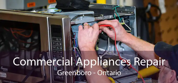 Commercial Appliances Repair Greenboro - Ontario