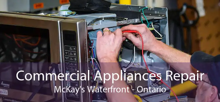 Commercial Appliances Repair McKay's Waterfront - Ontario