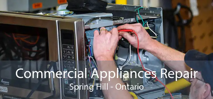 Commercial Appliances Repair Spring Hill - Ontario