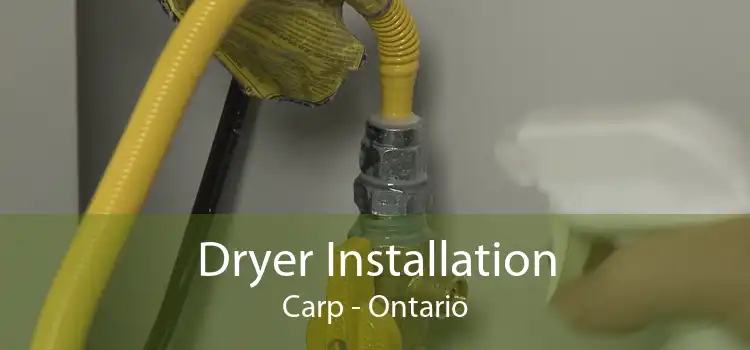 Dryer Installation Carp - Ontario