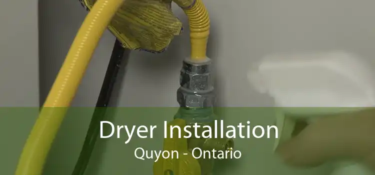 Dryer Installation Quyon - Ontario