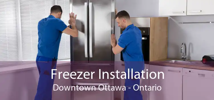 Freezer Installation Downtown Ottawa - Ontario