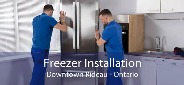 Freezer Installation Downtown Rideau - Ontario