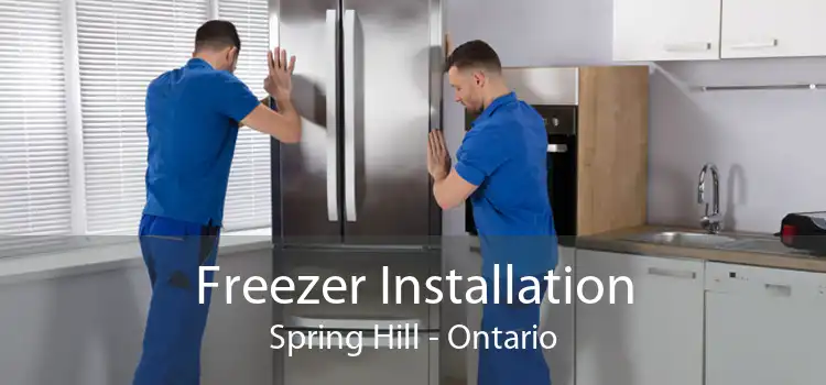 Freezer Installation Spring Hill - Ontario