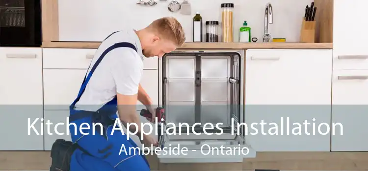 Kitchen Appliances Installation Ambleside - Ontario