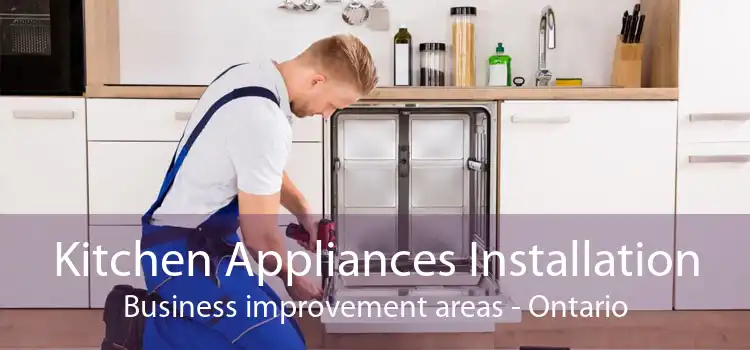 Kitchen Appliances Installation Business improvement areas - Ontario