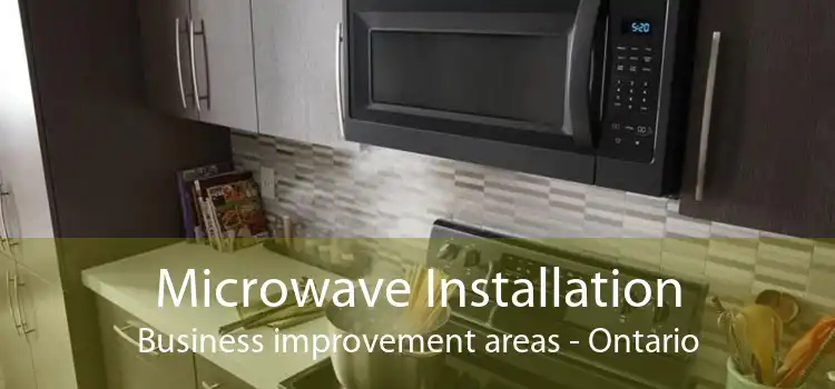Microwave Installation Business improvement areas - Ontario