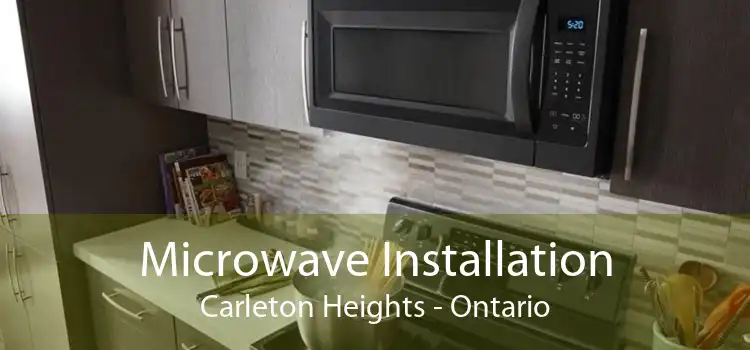 Microwave Installation Carleton Heights - Ontario