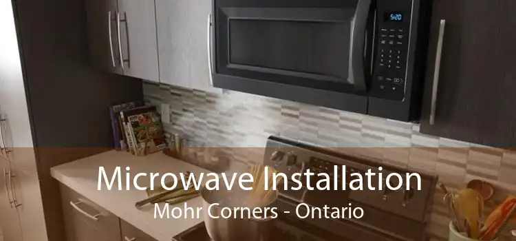 Microwave Installation Mohr Corners - Ontario