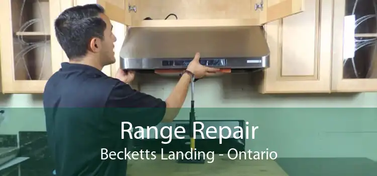 Range Repair Becketts Landing - Ontario