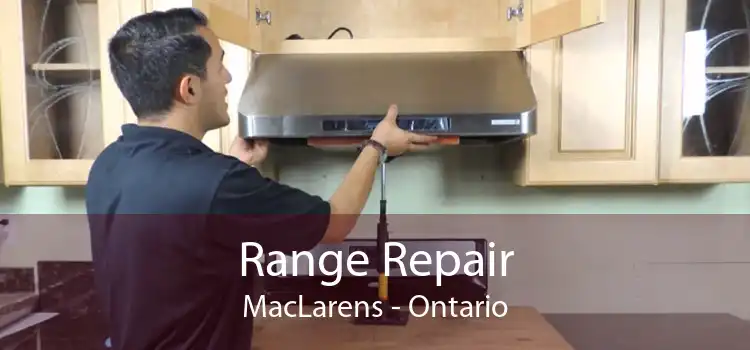 Range Repair MacLarens - Ontario