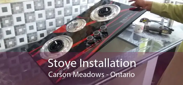 Stove Installation Carson Meadows - Ontario