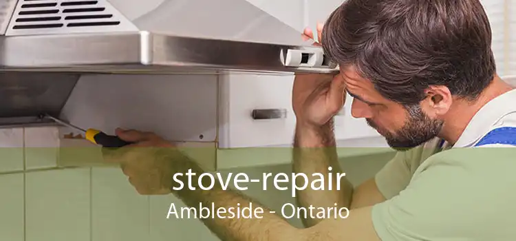 stove-repair Ambleside - Ontario